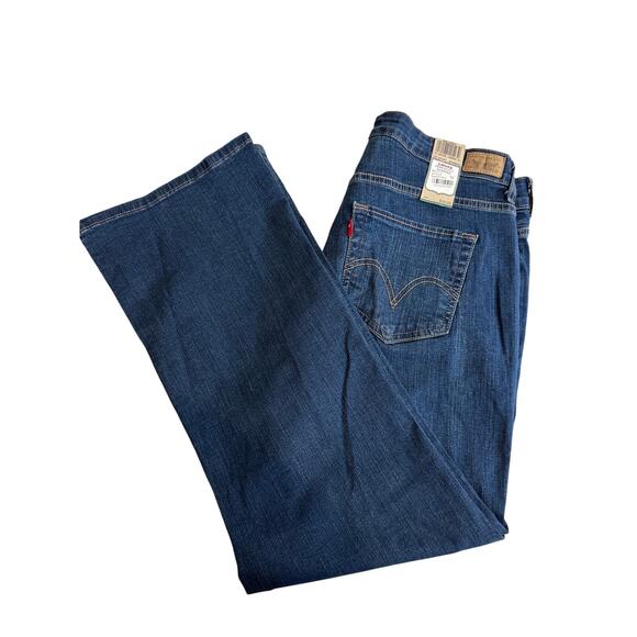 Levi's Women's jeans Perfectly Shaping boot cut 512 denim  Sz 16W short NEW - Picture 1 of 9